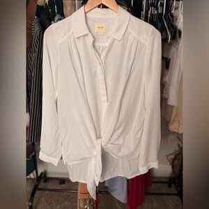 Ivory Button-Down Shirt
